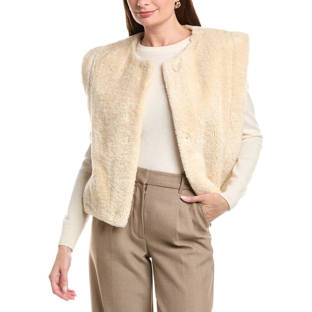 Hugo Boss Womens Cosila Fleece Top, Brown
